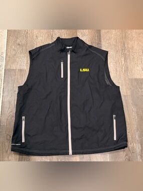 Ping Black LSU Sleeveless Golf Vest